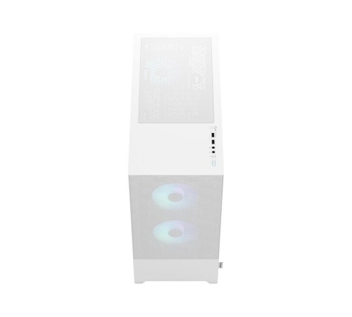 Корпус ПК без блока питания/ Case Fractal Design Pop Air RGB TG Clear Tint, Midi-Tower, 3x120mm RGB, 2xUSB-A 3.2 ATX, mATX, mITX White