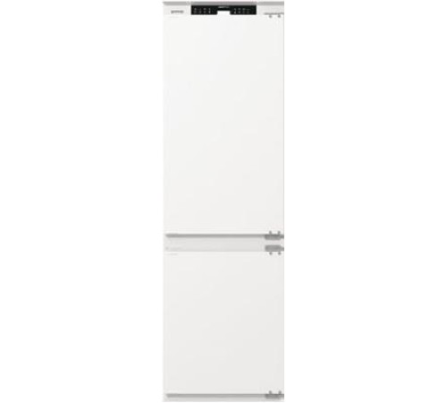 Встраиваемый холодильник Gorenje/ Встраиваемый холодильник Gorenje, полезный объем 243 л, электронное управление, цифровой дисплей, NoFrost Dual, Multiflow 360, LED освещение, слайдерное крепление, инверторный компрессор, энергоэффективность А+, уровень ш
