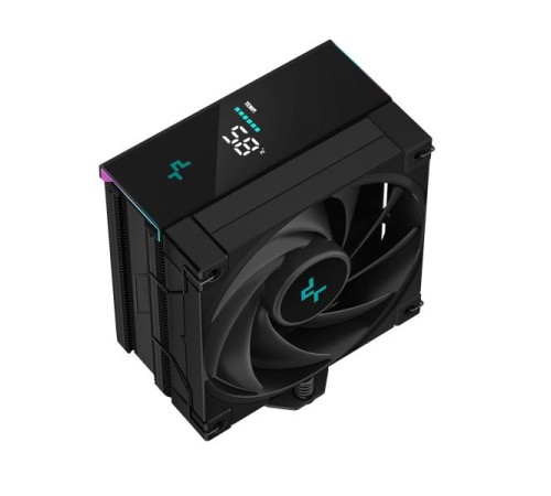 Кулер для процессора DEEPCOOL AK400 DIGITAL LGA1700/1200/115X/AM5/AM4 (18шт/кор, TDP 220W, PWM, Fan 120mm, 4 тепл. трубки, черный) RET (R-AK400-BKADMN-G)