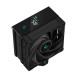 Кулер для процессора DEEPCOOL AK400 DIGITAL LGA1700/1200/115X/AM5/AM4 (18шт/кор, TDP 220W, PWM, Fan 120mm, 4 тепл. трубки, черный) RET (R-AK400-BKADMN-G)