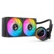 Система жидкостного охлаждения/ Water Cooling System JONSBO TG-240 Black (260W, 240mm, Black, ARGB/ Fans: 2x120mm, 66.19CFM, 35.4dBA, 1800RPM/ Pump height 72mm, 30dBA, 2400RPM, Rad thickness 27mm/ S: 1700, 1200, 115X, AM5, AM4)