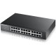 Коммутатор/ ZYXEL GS1900-24E, Smart L2 switch rack 19 ", 24xGE, desktop, silent