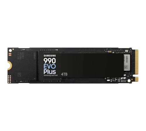 Твердотельный накопитель SSD M.2 (PCI-E NVMe 2.0 Gen 4.0 x4) 4Tb Samsung 990 EVO plus (R7250/W6300MB/s) 1year