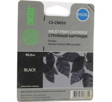 -/ Картридж струйный Cactus CS-CN053 №932XL черный (40мл) для HP DJ 6600