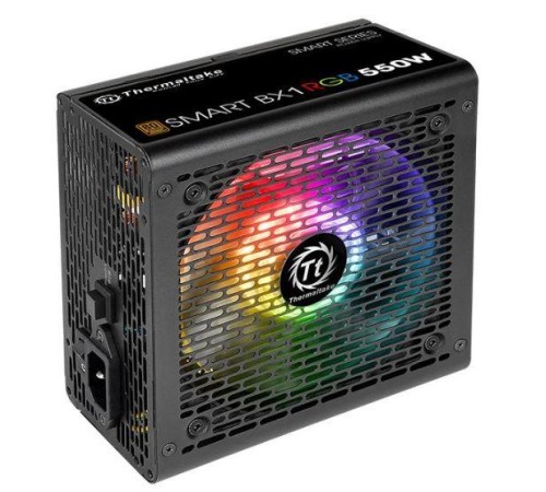 Блок питания Thermaltake Smart BX1 RGB (PS-SPR-0550NHSABE-1), 550W, APFC, 80+ Bronze, non-modular Блок питания Thermaltake Smart BX1 RGB (PS-SPR-0550NHSABE-1), 550W, APFC, 80+ Bronze, non-modular