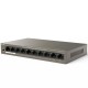 Коммутатор/ Tenda TEF1110P-8-63W 10-Port 10/100M Desktop Switch with 8-Port PoE