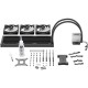 Водяное охлаждение для процессора/ Water Cooling System be quiet! LIGHT LOOP 360mm (250W, 360mm, Black, ARGB/ Fans: 3x120mm, 61.8CFM, 36.8dBA, 2100RPM/ Pump 2900RPM, Rad thickness 27mm/ S: 1851, 1700, 1200, 115X, AM5, AM4)