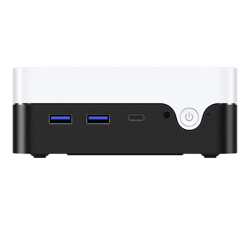 Компьютер Chuwi LarkBox X  Intel N-series N150(0.8Ghz)/12288Mb/512SSDGb/Int:Intel UHD Graphics/BT/WiFi/war 1y/0.4kg/Grey+White/Win11Pro + USB2.0*2/USB3.2*2/Type-C*1/HDMI*1/DP*1/RJ45*2/WIFI6,BT5.2/bracket