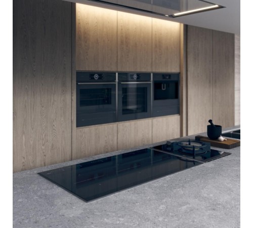 Встраиваемые индукционные панели ASKO/ Арт. 735405 ; индукционная, встраиваемая, 4.3 х 86 х 49,  6 конфорок, электронное управление, сенсорные переключатели, черный цвет