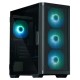 корпус ZALMAN M4, MATX, BLACK, WINDOW, 1xCombo (3.5'' or 2.5''), 1x3.5", 2x2.5", 1xUSB2.0, 2xUSB3.0, FRONT 3x120mm ARGB, REAR 1x120mm ARGB