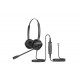 Гарнитура для IP телефонов Fanvil HT302 Fanvil, Headset, Leather cushions, 260° bendable boom arm, Dual Color LED Indicator, Supports ENC technology Noise Cancellation, QD to RJ9 Headset, Dual Headset