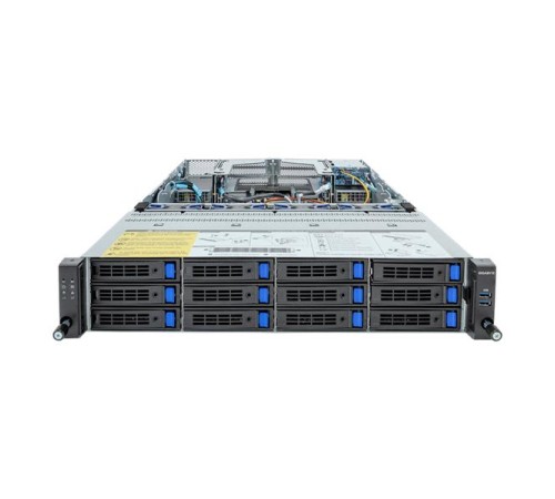 Шасси серверное Gigabyte Server Platform R283-Z91 Rev.3x / 2U / 2xAMD (9004/9005) / 2xHS / 24xDIMM / 12xLFF SAS/SATA + 2xSFF SAS/SATA + 3xM.2 PCIe Gen3 / 2x1GbE / 2xOCP 3.0 / 6xFHHL / 2x1600W / Rails Шасси серверное Gigabyte Server Platform R283-Z91 Rev.3x / 2U / 2xAMD (9004/9005) / 2xHS / 24xDIMM / 12xLFF SAS/SATA + 2xSFF SAS/SATA + 3xM.2 PCIe Gen3 / 2x1GbE / 2xOCP 3.0 / 6xFHHL / 2x1600W / Rails