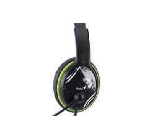 Гарнитура Genius HS-400A, 2х mini jack 3.5mm, полноразмерные наушники, регулятор громкости на проводе, длина провода 1,8м Гарнитура Genius HS-400A, 2х mini jack 3.5mm, полноразмерные наушники, регулятор громкости на проводе, длина провода 1,8м