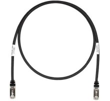 Патч-корд STP кат.6А 10Гбит 1,5м. черный/ Copper Patch Cord, Category 6A, Black S/