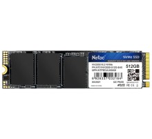 SSD накопитель Netac SSD NV2000 512GB PCIe 3 x4 M.2 2280 NVMe 3D NAND, R/W up to 2500/1950MB/s, IOPS(R4K) 130K/250K, TBW 300TB, 5y wty