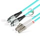 Шнур оптический NTSS PREMIUM dpc LC/UPC-LC/UPC 50/125 (OM3) 3.0мм 7,5м LSZH