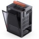 Корпус без блока питания/ Case JONSBO T6, Mini-Tower, 1x140mm, 1xUSB-A 3.0 + 1xUSB-C 3.2, mITX, wood panel + wooden handle Black