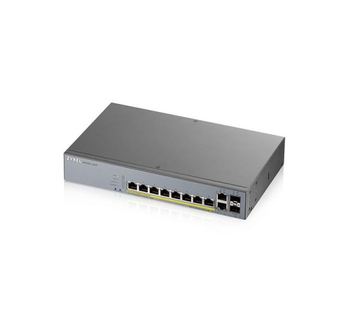 Гибридный коммутатор Smart L2 коммутатор PoE+ для IP-видеокамер Zyxel NebulaFlex Pro GS1350-12HP, rack 19", 10xGE (8xPoE+), 2xSFP, бюджет PoE 130 Вт, питание до 250м, автоперезагрузка PoE-портов Гибридный коммутатор Smart L2 коммутатор PoE+ для IP-видеокамер Zyxel NebulaFlex Pro GS1350-12HP, rack 19", 10xGE (8xPoE+), 2xSFP, бюджет PoE 130 Вт, питание до 250м, автоперезагрузка PoE-портов