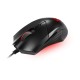 Мышь  проводная Gaming Mouse MSI CLUTCH GM08, Wired, DPI 3200 (max. 4200 by software), Red lighting, Adjustable Weight system, 92g (w/o weights & cable), black