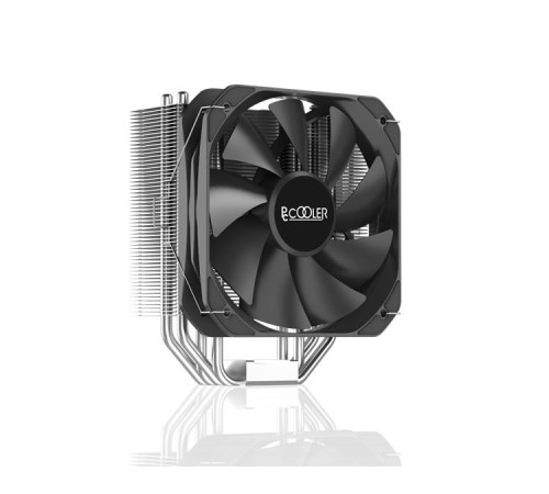 Кулер для процессора PCCooler Paladin 400 S115X/1200/1700/AM4 (20 шт/кор, TDP 200W, 130mm PWM FAN, 4 тепловые трубки 6мм, 800-1600RPM, 18-28,6dBa)