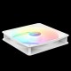 Кулер для корпуса ПК/ Case Cooler NZXT F140 RGB Core Twin Pack (140x140x25mm, 4-pin PWM, RGB, 89.48CFM, 32.5dBA, 1800RPM, White, 2pcs)