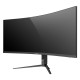 Монитор Hisense/ 34"/3440x1440, изогнутый, VA, 21:9, матовое/антибликовое, 180Гц, время отклика 1мс, 280кд/м2, 4000:1, HDR 400, DisplayPort, HDMIх2, разъем для наушников 3.5мм