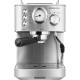 Кофемашина рожкового типа MAUNFELD/ Кофемашина рожкового типа MAUNFELD MF-721S PRO, мощность 1140 Вт, давление 15 бар, капучинатор, возможность приготовления 2 чашек, цвет нержавеющая сталь