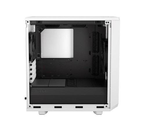 Корпус ПК без блока питания/ Case Fractal Design Meshify 2 Mini TG Clear Tint, Mini-Tower, 1x120mm + 1x140mm, 2xUSB-A 3.2 + 1xUSB 3.2 Type-C mATX, mITX, mDTX White