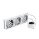 Водяное охлаждение для процессора/ Water Cooling System SAMA Q60 White (360mm, LED temp., White, ARGB/ Fans: 3x120mm, 86CFM, 30dBA, 2600RPM/ Pump height 64mm, 30dBA, 2800RPM, Rad thickness 27mm/ S: 1851, 1700, 1200, 20XX, 115X, AM5, AM4)