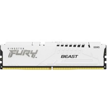 Память оперативная/ Kingston 16GB 5600MT/s DDR5 CL36 DIMM FURY Beast White EXPO