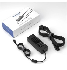 Адаптер питания AC Adapter WAVLINK GaN charger PD 100W GaN USB-C fast Charger for laptops & USB docking stations, Type C cable 1.2M, AC cable 1.5M, Input AC100-240V 50/60Hz