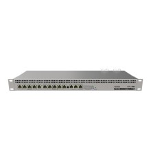 Маршрутизатор MikroTik RouterBOARD 1100AHx4 Dude Edition with Annapurna Alpine AL21400 Cortex A15 CPU (4-cores, 1.4GHz per core), 1GB RAM, 13xGbit LAN, 60GB M.2 drive, RouterOS L6, 1U rackmount case, Dual PSU