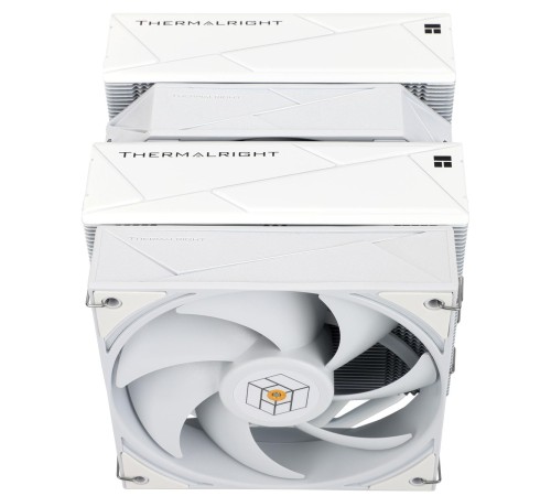 Кулер для процессора/ CPU Cooler Thermalright Royal Pretor 130 White (4-pin PWM, 158mm, Ni/Cu, 6x6mm, 1x120+1x130mm, 80.45CFM/81.88CFM, 29.4dBA/28.3dBA, 2150PM/1750RPM, S: 1200, 1700, 1851, 2011, 2066, 115X, AM4, AM5, white) Кулер для процессора/ CPU Cooler Thermalright Royal Pretor 130 White (4-pin PWM, 158mm, Ni/Cu, 6x6mm, 1x120+1x130mm, 80.45CFM/81.88CFM, 29.4dBA/28.3dBA, 2150PM/1750RPM, S: 1200, 1700, 1851, 2011, 2066, 115X, AM4, AM5, white)