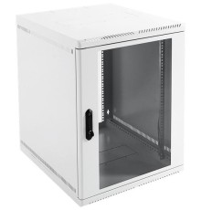 Шкаф ЦМО Шкаф телекоммуникационный настенный сварной 12U (600  500) съёмные стенки, дверь стекло, чёрный