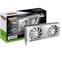 Видеокарта INNO3D RTX 5070 Twin X2 OC WHITE//RTX5070, HDMI, DP*3, 12G,D7