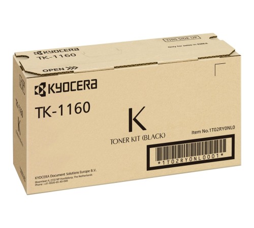 тонер-картридж Kyocera TK-1160/ Toner Cartridge Kyocera TK-1160 7200 pages for P2040dn/P2040dw