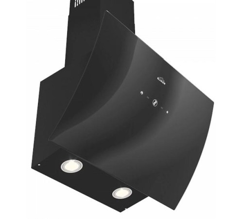 Вытяжка ELIKOR GOOD, Кухонная вытяжка ELIKOR КВ WAVE 60 BK, наклонная, 60 см, 750 м3/ч, черный