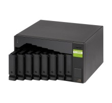 Полка расширения сетевого хранилища без дисков/ SMB QNAP TL-D800C USB 3.2 Gen 2 Type-C JBOD storage enclosure, 8-tray 3,5"/2,5" w/o HDD. desktop version.