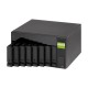 Полка расширения сетевого хранилища без дисков/ SMB QNAP TL-D800C USB 3.2 Gen 2 Type-C JBOD storage enclosure, 8-tray 3,5"/2,5" w/o HDD. desktop version.