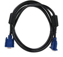 Кабель/ Кабель монитор-SVGA card (15M-15M) 1,8м 2 фильтра Aopen/Qust <ACG341AD-1.8M>