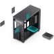 Корпус без блока питания/ Case JONSBO D41 MESH SCREEN, Midi-Tower, TG, no fan, 1xUSB-A 3.2 + 1xUSB-C 3.2, ATX, mATX Black