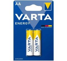 Батарейка AA/ Батарейка Varta ENERGY LR6 AA BL2 Alkaline 1.5V (4106) (2/40/200) (2 шт.)