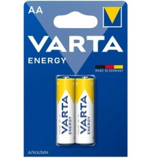 Батарейка AA/ Батарейка Varta ENERGY LR6 AA BL2 Alkaline 1.5V (4106) (2/40/200) (2 шт.)