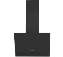 Наклонная вытяжка Kuppersberg/ Наклонная вытяжка Kuppersberg, 60 см, High-Tech, таймер, макс. производительность 850 м3/ч, 3 скорости, обратный клапан, сенсорное управление, дисплей, LED освещение, уровень шума 53 дБ, цвет черный