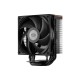Кулер для процессора/ CPU Cooler PCCooler RT400 Digital BK (230W, 4-pin PWM, LED temp., 152mm, Al/Cu, 4x6mm, 1x120mm, 73.32CFM, 34.9dBA, 2200RPM, S: 1851/1700/1200/115X, AM5/AM4, black)