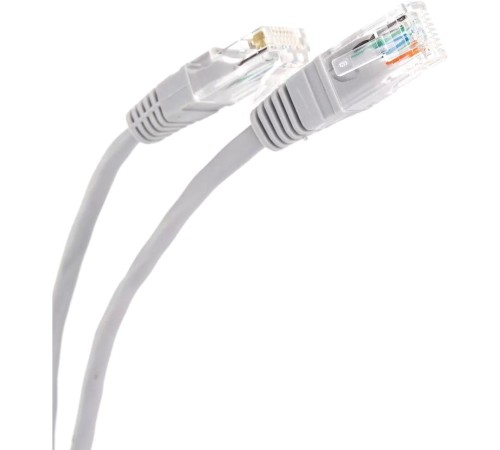 Патчкорд/ Патчкорд литой "Telecom" UTP кат.5е 3,0м серый