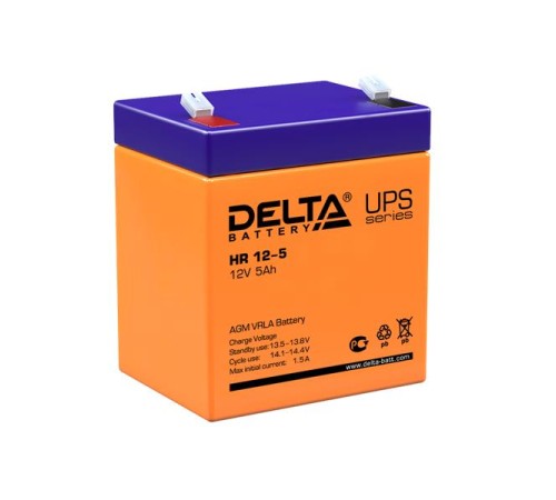 Delta Аккумуляторная батарея для ИБП HR 12-5 (12V/5Ah) Delta Аккумуляторная батарея для ИБП HR 12-5 (12V/5Ah)