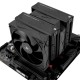 Кулер для процессора/ CPU Cooler Thermalright Royal Pretor 130 Black (4-pin PWM, 158mm, Ni/Cu, 6x6mm, 1x120+1x130mm, 80.45CFM/81.88CFM, 29.4dBA/28.3dBA, 2150PM/1750RPM, S: 1200, 1700, 1851, 2011, 2066, 115X, AM4, AM5, black)