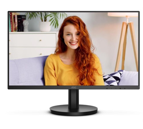 Монитор 23.8" АОС 24B3HMA2 1920x1080 WLED, 16:9, VA, 250cd, 3000:1, 20M:1, 4ms, 178/178, VGA, HDMI, 100Hz, Speakers, Tilt, Внут, VESA, Black, 3y