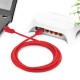 Greenconnect Патч-корд прямой 0.5m, UTP кат.5e, красный, позолоченные контакты, 24 AWG, литой, GCR-LNC04-0.5m, ethernet high speed 1 Гбит/с, RJ45, T568B